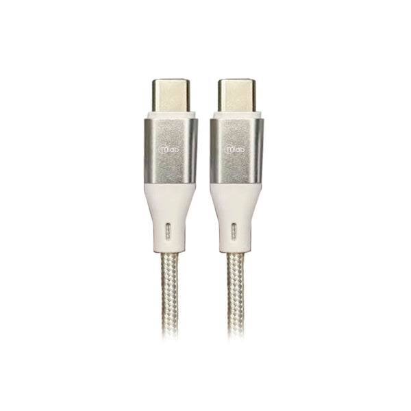 Cable de Tipo C a Tipo C 1M Plateado