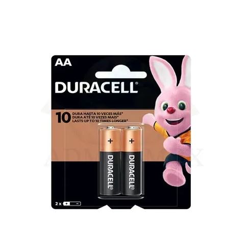 Duracell Pila Alcalina AA x 2 unds.