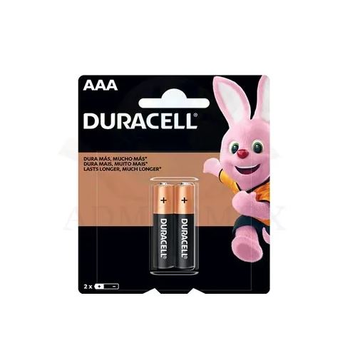 Duracell Pila Alcalina AAA x 2 unds.