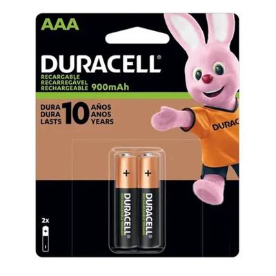 Pila Recargable Duracell AAA 2 Unidades 900 Mah