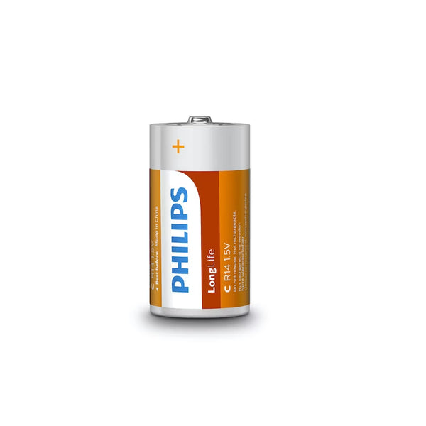 Philips Pila Cloruro Zinc D Blister 2pcs