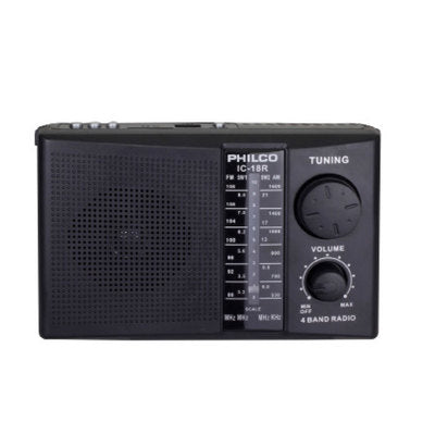 Radio 4 Bandas Recargable IC-18R USB SD Philco