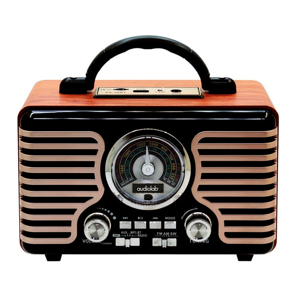 Parlante Retro 05 Bluetooth Fm Audiolab