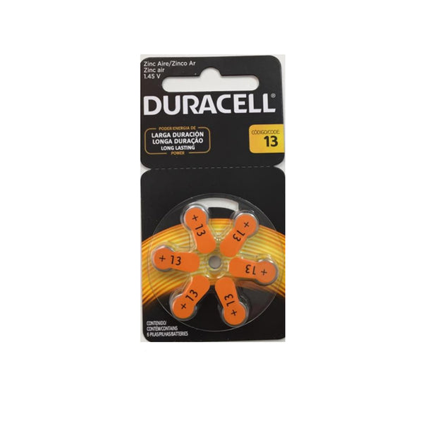 Pila Duracell Auditiva D13x6 1.45 Volt Fx