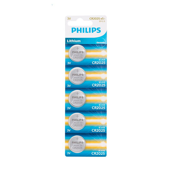 Microbateria Lithium Philips Cr2025 Blister 5 Pcs Mlab