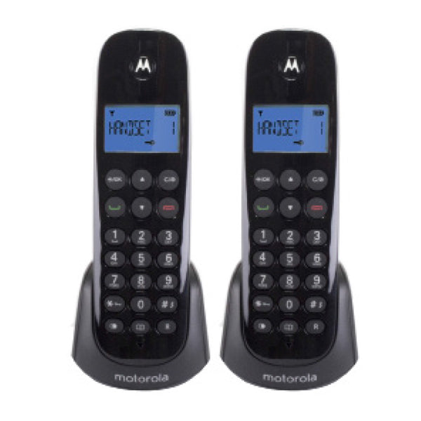 Teléfono Digital Motorola Dual Inalámbrico M700-2 Alarma