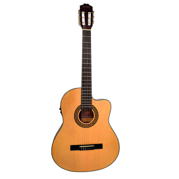 Guitarra Electroacústica Sevillana 40'' Slim Con Funda
