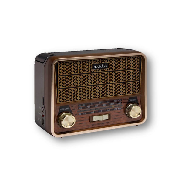 Mini Radio Parlante Retro Bluetooth Audiolab Gs-f821u Fx