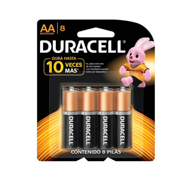 Pila Alcalina Duracell Cb Aa X8 Unidades Fx