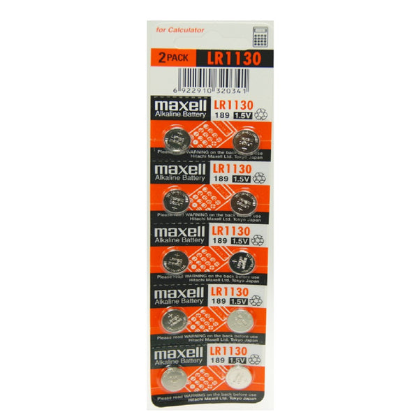Pilas Maxell Blister 10 Pilas LR1 130