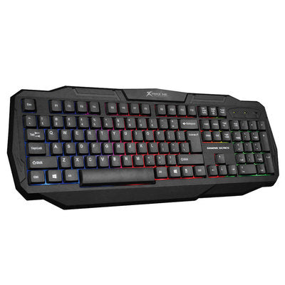 Teclado Gamer Xtrike Me Rainbow Qwerty Anti-ghosting Fx