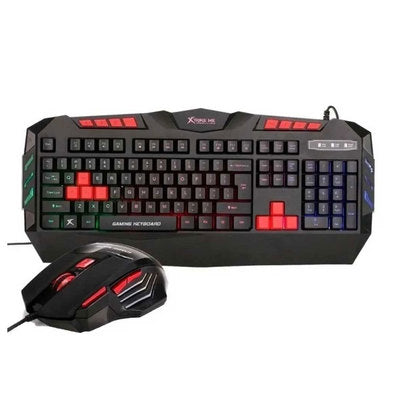 Kit Combo Teclado Y Mouse Gamer Xtrike Me 2400 Dpi Fx