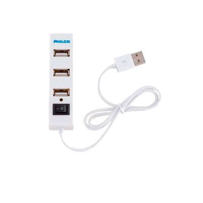 Mini 2.0 Hub Philco 4 Puertos USB
