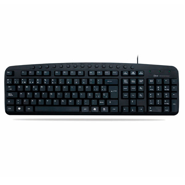 Teclado Multimedia Usb Kb-200 Mlab Color Del Teclado Negro