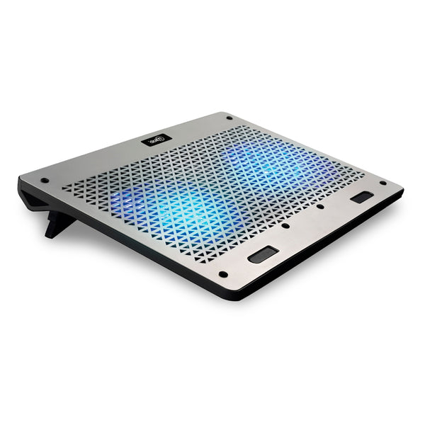 Base Ventilador Notebook Gamer Dos Fan 15,6'' Gris Mlab