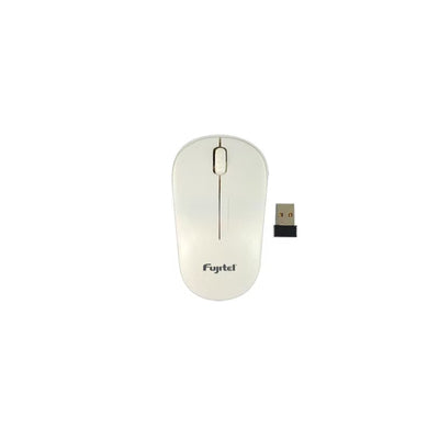 Mouse Inalámbrico Fujitel Blanco 1200 DPI