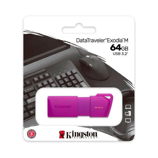 Memoria USB Kingston Neon de 64GB Gen 3.2