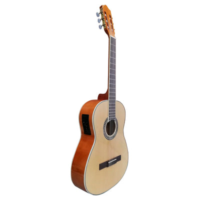 Guitarra Clásica Electroacústica Ancho 39" Sevillana