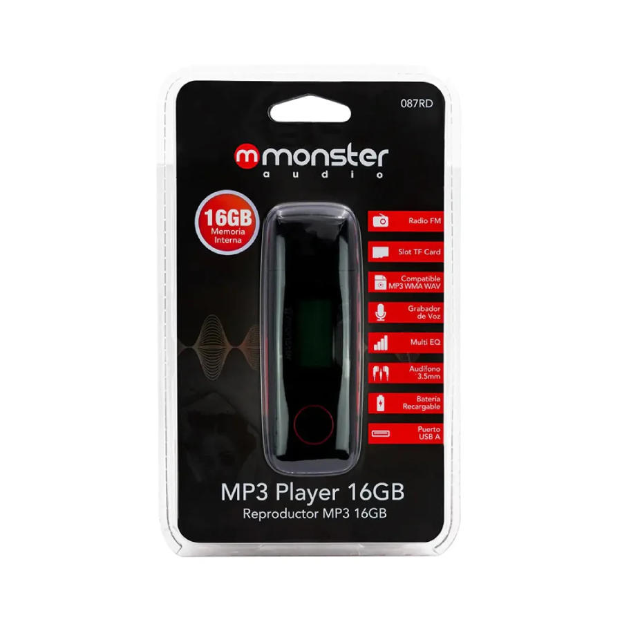 MONSTER AUDIO REPRODUCTOR MP3